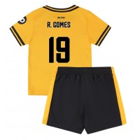 Fotballdrakt Barn Wolves Rodrigo Gomes #19 Hjemmedraktsett 2024-25 Kortermet (+ Korte bukser)